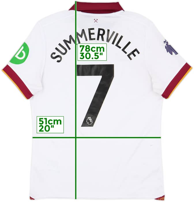 2024-25 West Ham Third Shirt Summerville #7 - 10/10 - (L)