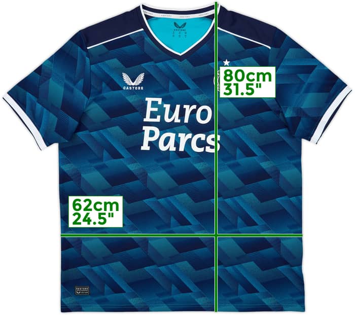 2023-24 Feyenoord Away Shirt - 9/10 - (XXL)