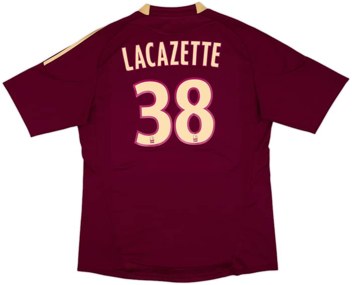 2010-11 Lyon Away Shirt Lacazette #38 - 8/10 - (XXL)