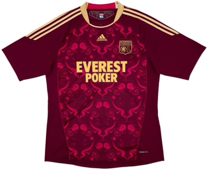 2010-11 Lyon Away Shirt Lacazette #38 - 8/10 - (XXL)