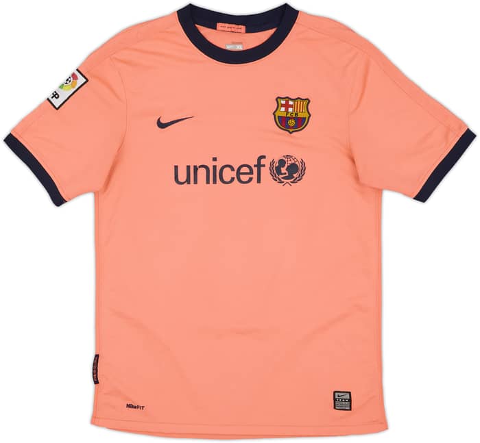 2009-10 Barcelona Away Shirt A.Iniesta #8 - 6/10 - (XL.Boys)