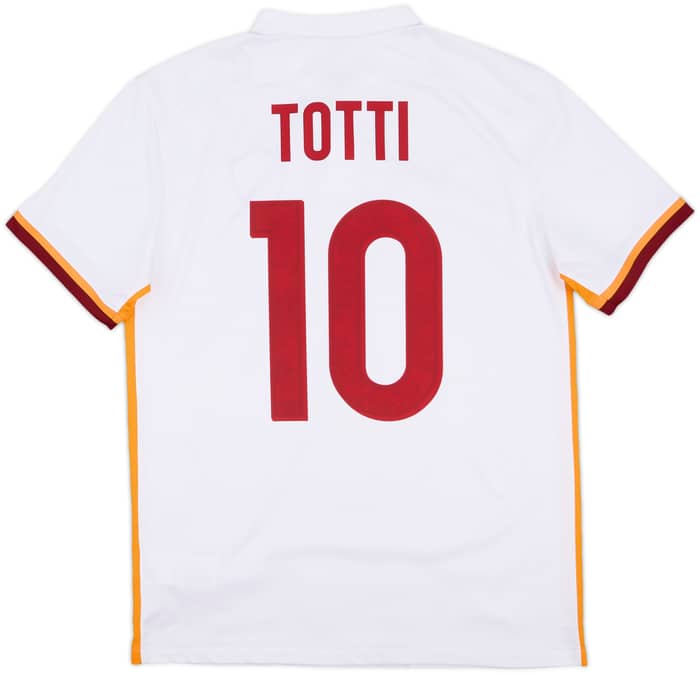 2015-16 Roma Away Shirt Totti #10 - 10/10 - (M)