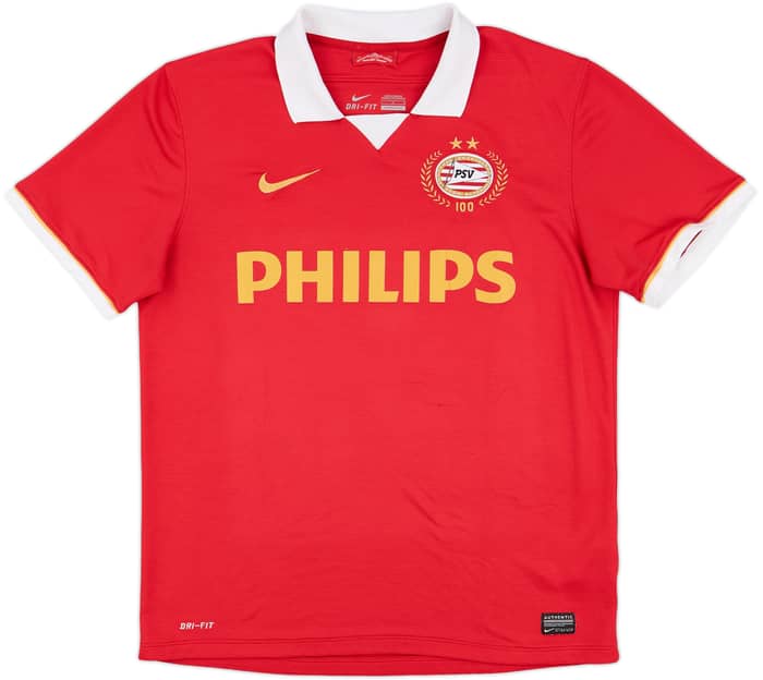 2013-14 PSV Centenary Home Shirt - 7/10 - (L)