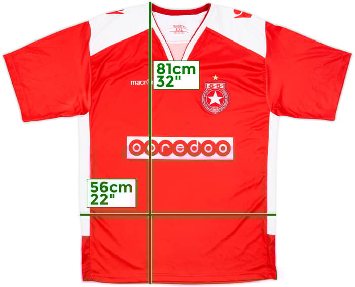 2015-16 Etoile Sportive du Sahel Cup Home Shirt #7 - 8/10 - (XXL)