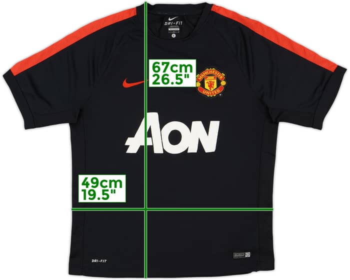 2014-15 Manchester United Nike Training Shirt - 6/10 - (L)