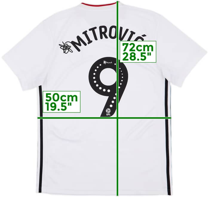 2019-20 Fulham Home Shirt Mitrovic #9 - 6/10 - (M)