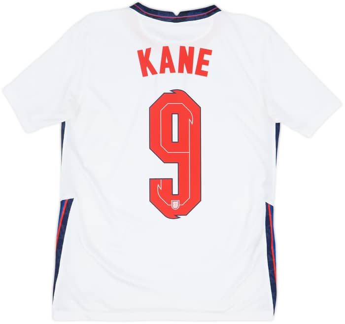 2020-22 England Home Shirt Kane #9 - 6/10 - (XL.Boys)