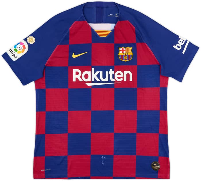 2019-20 Barcelona Authentic Home Shirt Messi #10 - 5/10 - (XL)