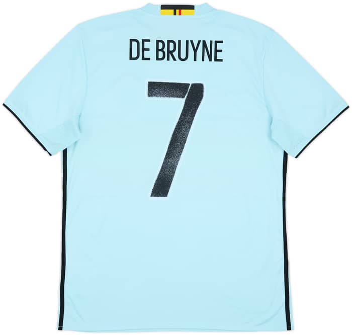 2016-17 Belgium Away Shirt De Bruyne #7 - 5/10 - (L)