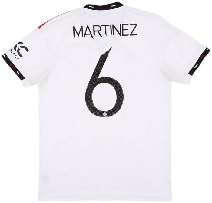 2022-23 Manchester United Away Shirt Martinez #6 - 7/10 - (M)