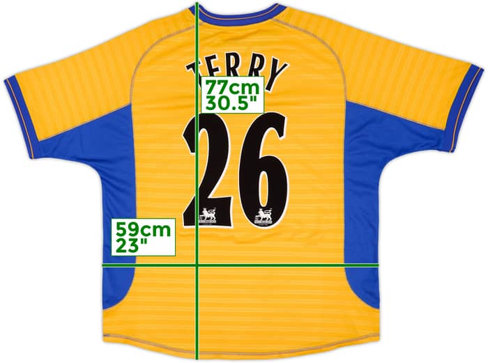 2000-01 Chelsea Away Shirt Terry #26 - 8/10 - (XL)