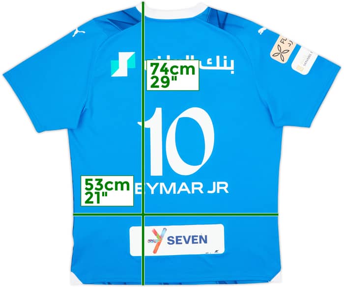 2023-24 Al-Hilal Home Shirt Neymar Jr #10 - 7/10 - (L)