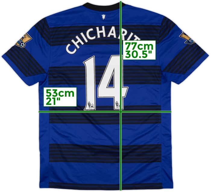 2011-13 Manchester United Away Shirt Chicharito #14 - 6/10 - (L)