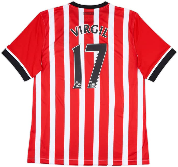 2016-17 Southampton Home Shirt Virgil #17 - 10/10 - (XXL)