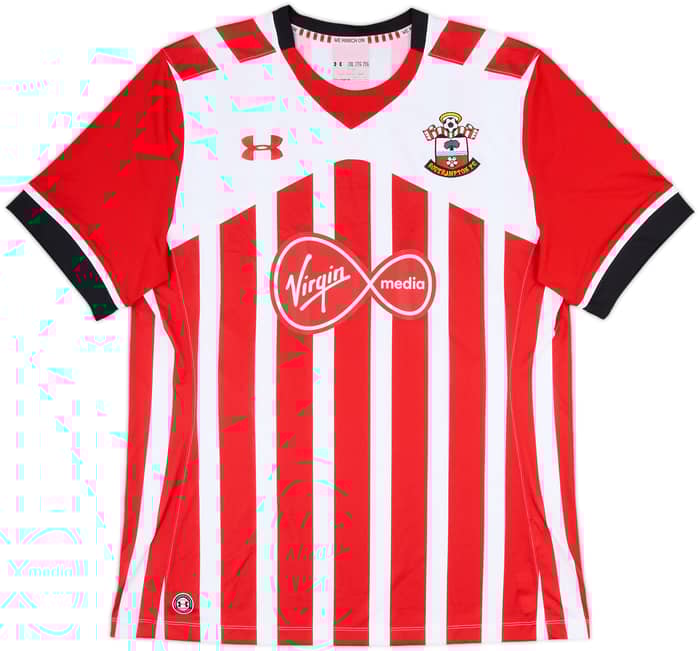 2016-17 Southampton Home Shirt Virgil #17 - 10/10 - (XXL)