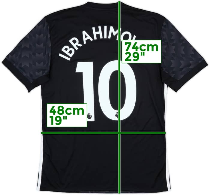 2017-18 Manchester United Away Shirt Ibrahimovic #10 - 10/10 - (M)