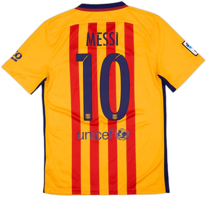 2015-16 Barcelona Away Shirt Messi #10 - 8/10 - (S)
