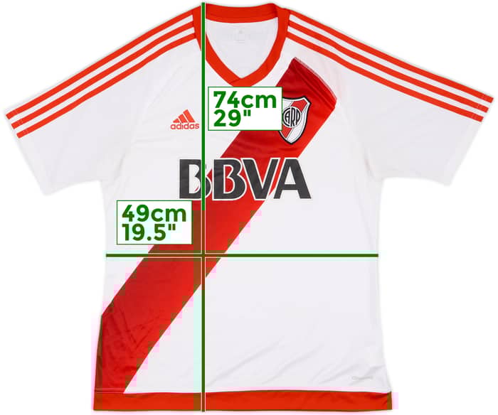 2016-17 River Plate Home Shirt - 7/10 - (L)