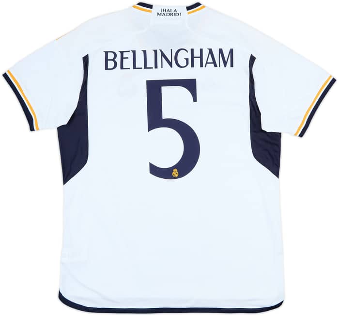 2023-24 Real Madrid Home Shirt Bellingham #5 - 9/10 - (XL)