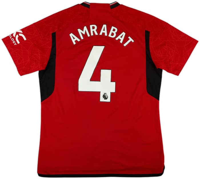 2023-24 Manchester United Home Shirt Amrabat #4 - 7/10 - (L)