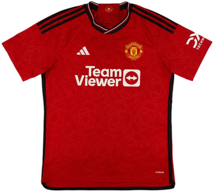2023-24 Manchester United Home Shirt Amrabat #4 - 7/10 - (L)