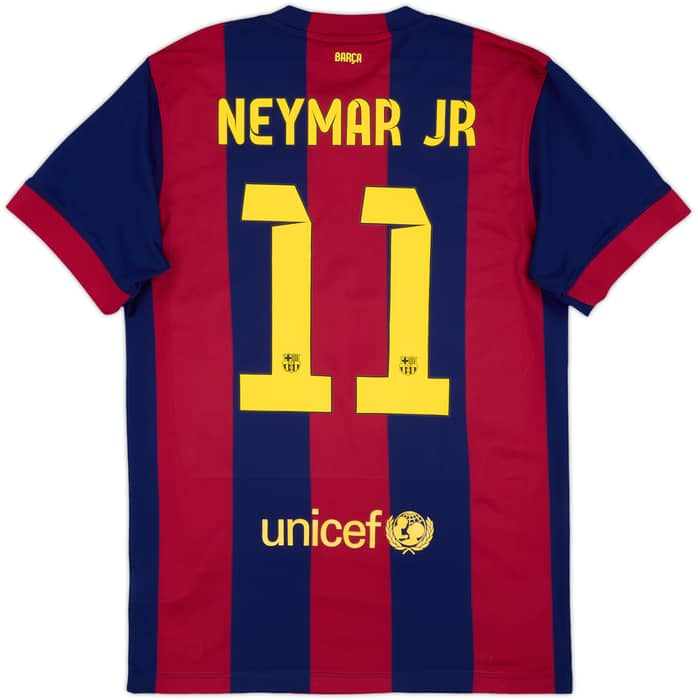 2014-15 Barcelona Home Shirt Neymar Jr #11 - 4/10 - (M)