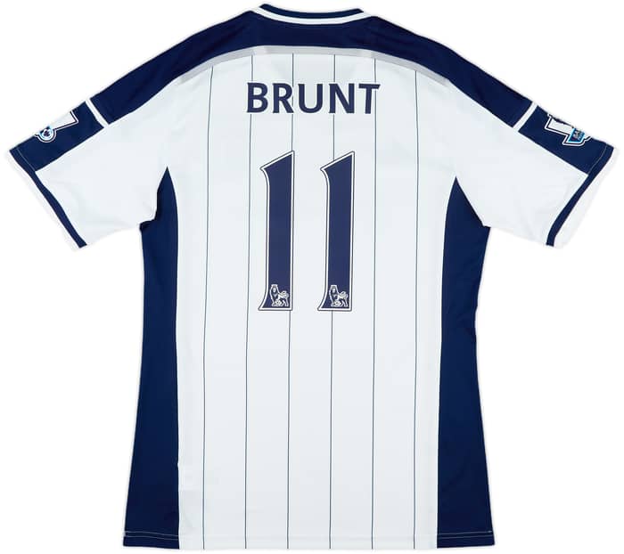 2014-15 West Brom Home Shirt Brunt #11 - 8/10 - (L)