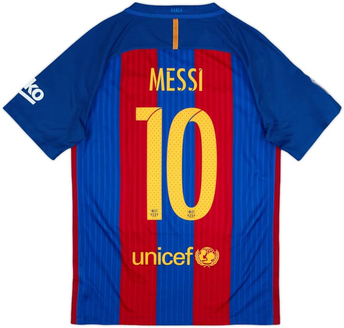 2016-17 Barcelona Home Shirt Messi #10 - 8/10 - (S)