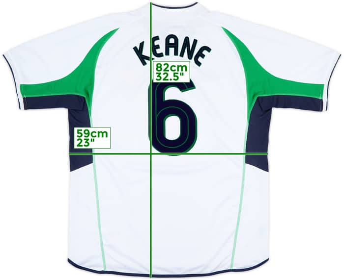 2002-03 Ireland Away Shirt Keane #6 - 10/10 - (XL)