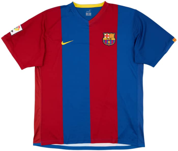 2006-07 Barcelona Home Shirt Ronaldinho #10 - 8/10 - (XL)