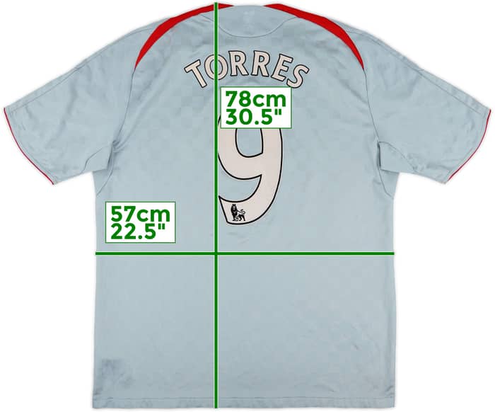 2008-09 Liverpool Away Shirt Torres #9 - 7/10 - (XL)
