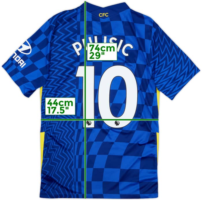 2021-22 Chelsea Home Shirt Pulisic #10 - 10/10 - (S)