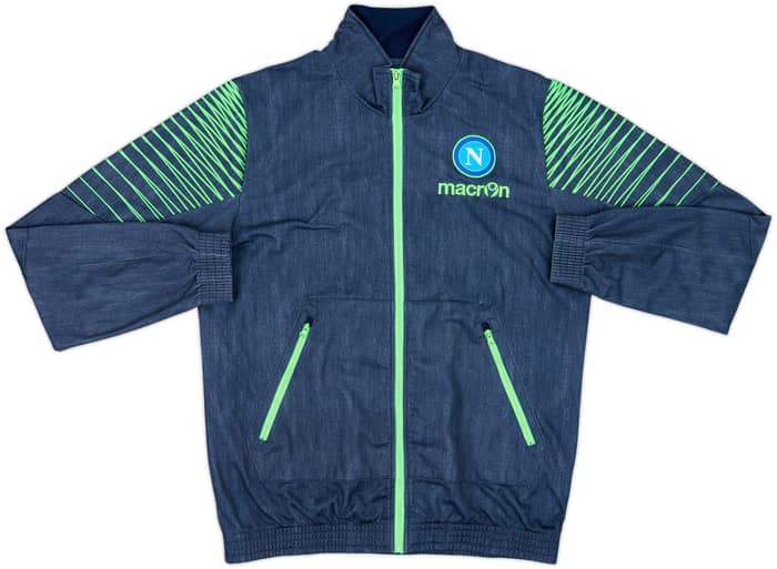 2014-15 Napoli Macron Track Jacket - 8/10 - (L)