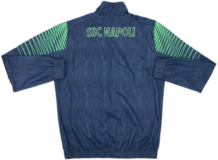 2014-15 Napoli Macron Track Jacket - 8/10 - (L)