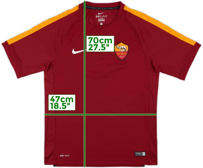 2014-15 Roma Nike Training Shirt - 10/10 - (M)