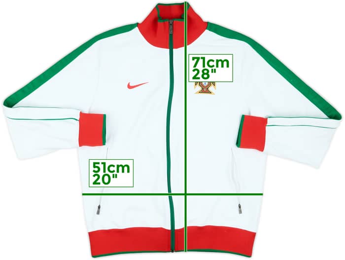 2010-12 Portugal Nike N98 Track Jacket - 7/10 - (M)