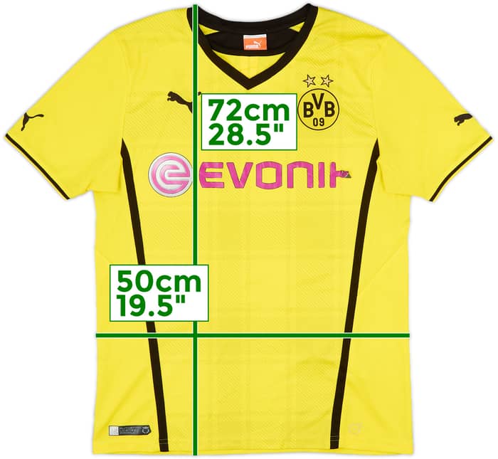 2013-14 Borussia Dortmund Home Shirt - 4/10 - (M)