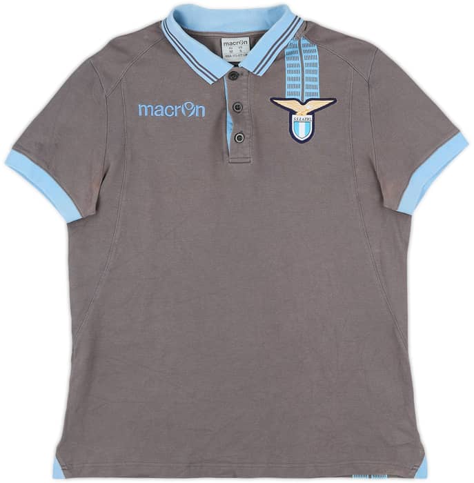 2013-14 Lazio Macron Polo Shirt - 6/10 - (M)