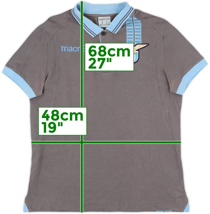 2013-14 Lazio Macron Polo Shirt - 6/10 - (M)