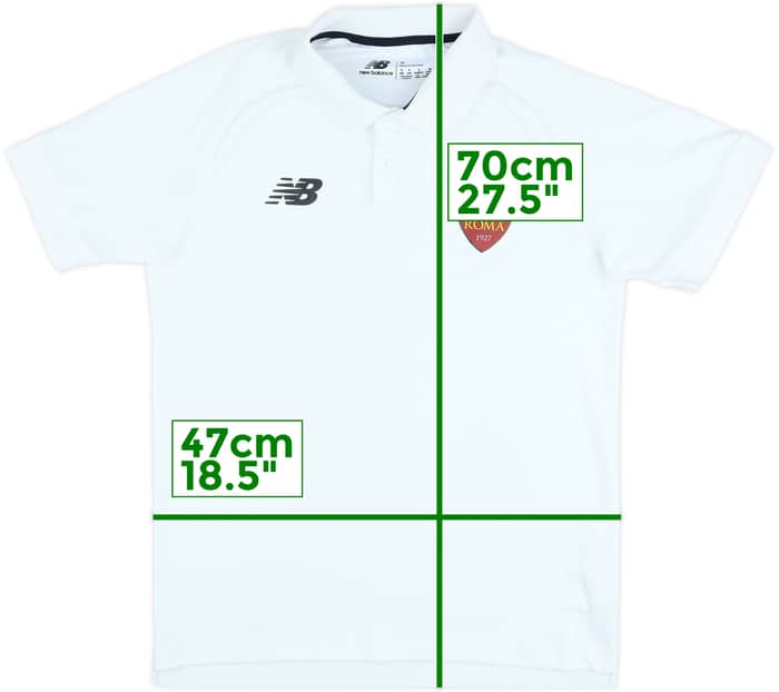 2021-22 Roma New Balance 'Scuola Calcio' Polo Shirt - 7/10 - (S)