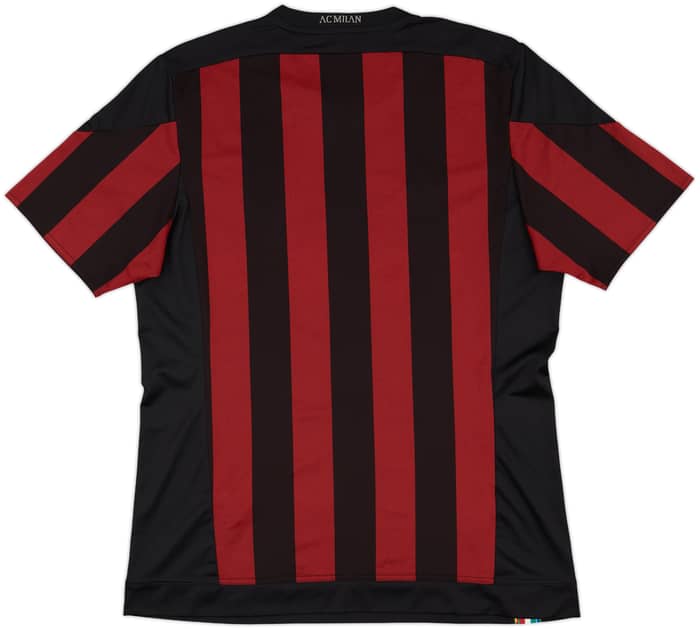 2015-16 AC Milan Home Shirt - 7/10 - (L)