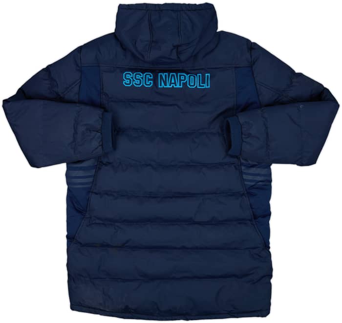 2012-13 Napoli Macron Padded Bench Coat - 8/10 - (XXL)