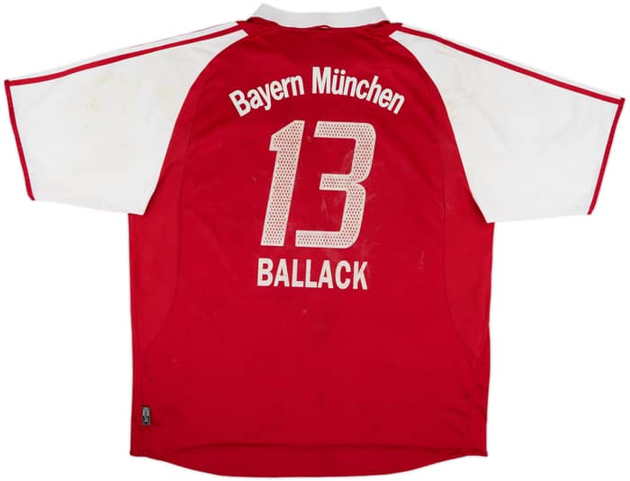 2004-05 Bayern Munich Home Shirt Ballack #13 - 4/10 - (XXL)