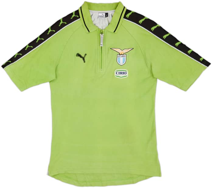2002-03 Lazio Puma Staff Issue 1/4 Zip Polo Shirt - 7/10 - (L)