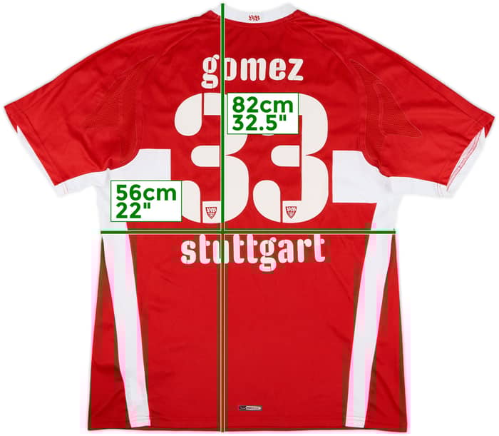 2007-08 Stuttgart Away Shirt Gomez #33 - 6/10 - (XL)
