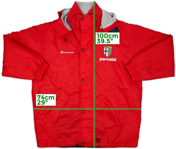 1999-00 Parma Champion Padded Bench Coat - 8/10 - (XL)