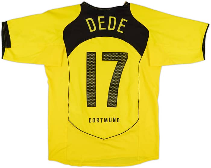 2004-05 Borussia Dortmund Home Shirt Dede #17 - 7/10 - (M)