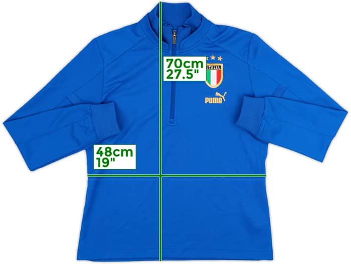 2004-06 Italy Puma 1/4 Zip Drill Top - 8/10 - (Women's XL)