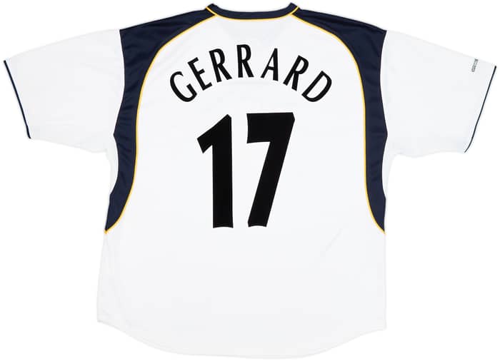 2001-03 Liverpool Away Shirt Gerrard #17 - 8/10 - (XXL)