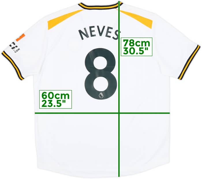 2021-22 Wolves Pro Third Shirt Neves #8 - 8/10 - (XL)